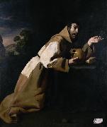 Francisco de Zurbaran Saint Francis in Meditation USA oil painting artist